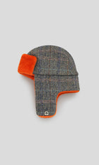 Tangerine Shearling Ushanka Hat