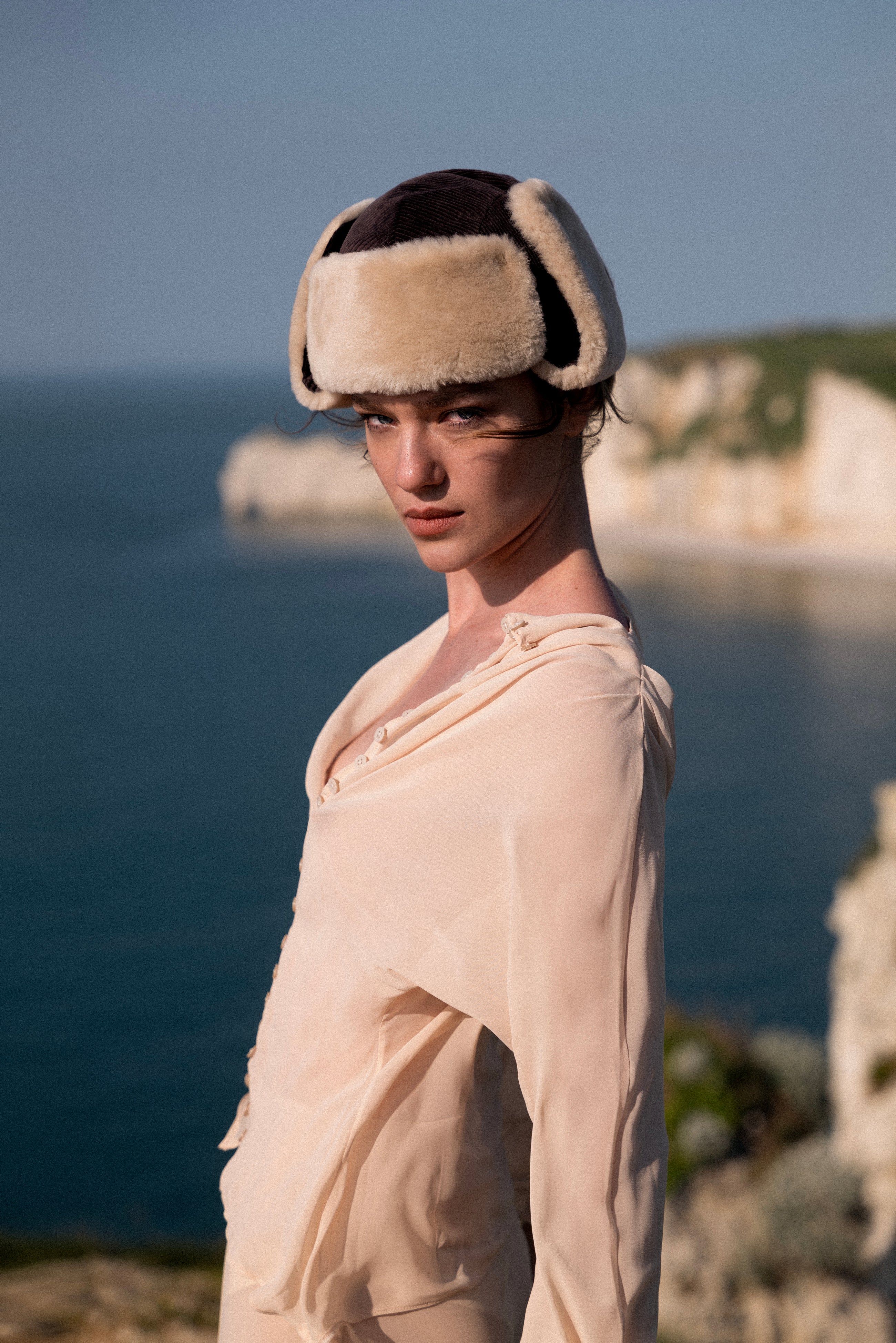Shearling Ushanka Hat